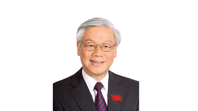 越共中央总书记、国家主席、中央军委书记阮富仲。