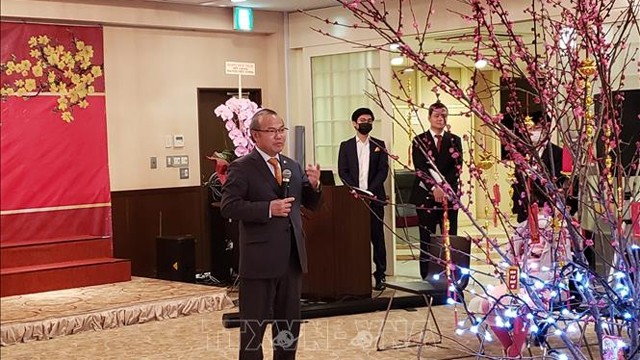 越南驻日本大使武鸿南讲话。