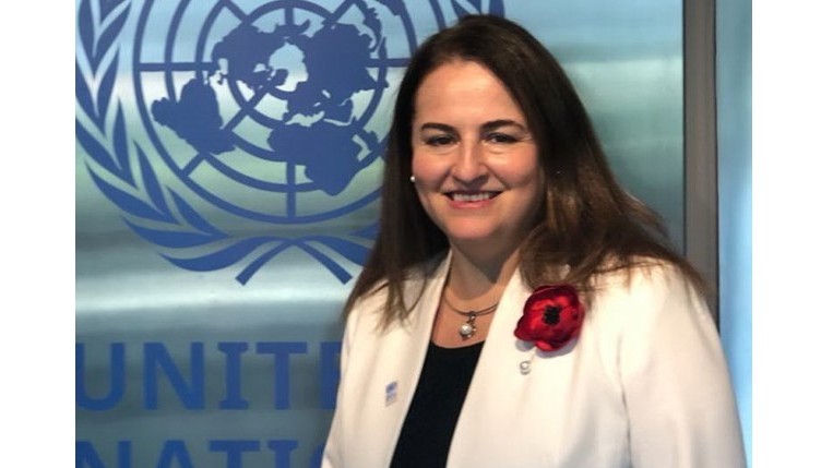 联合国妇女发展署驻越代表处首席代表爱丽舍·费尔南德斯。