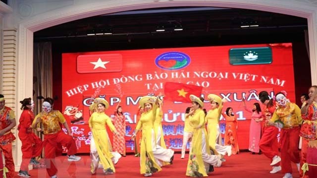 旅居中国澳门越侨协会举行2021年新春见面会。（图片来源：越通社）