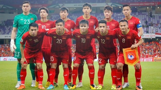 越南男子足球队稳居世界前100名。