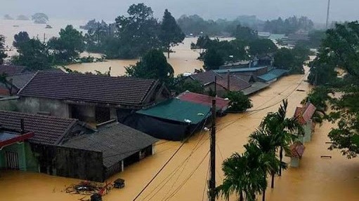 广治省于2020年1月发生严重的暴雨洪水。