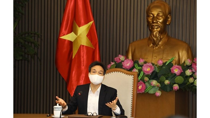 越南政府副总理、指导委员会主任武德儋。（图片来源：越通社）