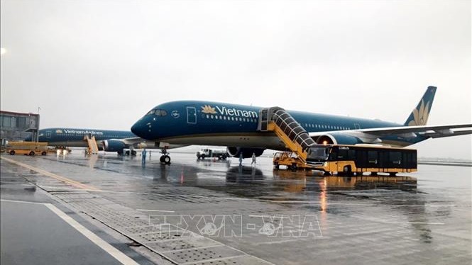 附图：越航恢复飞往云屯机场的航线。