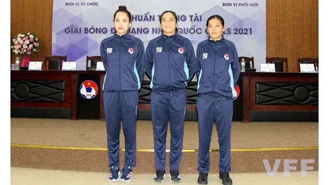 2021年越南足球甲级联赛或将首次有三名女裁判。