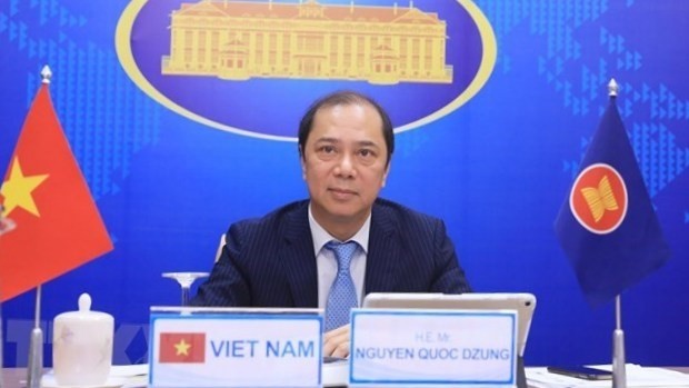越南外交部副部长、东盟高官会越南代表团团长阮国勇。