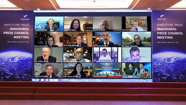 VinFuture全球科学奖理事会于1月20日通过视频方式举行了第一届全体会议。
