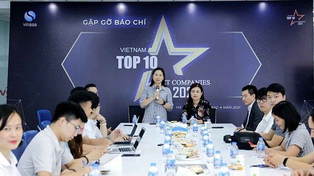 2021年越南10家最佳电信与信息技术企业项目新闻发布会