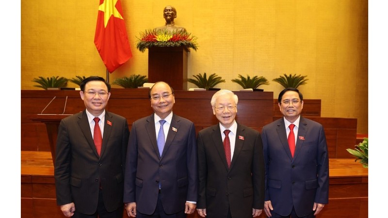 越南新一届领导班子。