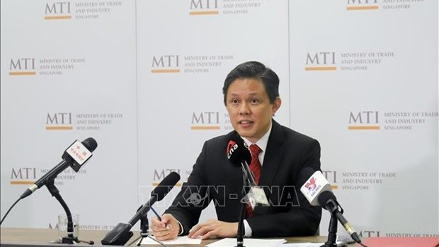 新加坡贸易与工业部部长陈振声。
