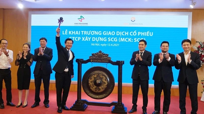 SCG正式挂牌上市仪式。（图片来源：thoibaotaichinhvietnam）