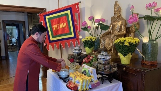 越南驻加拿大大使馆举行雄王祭祖活动。