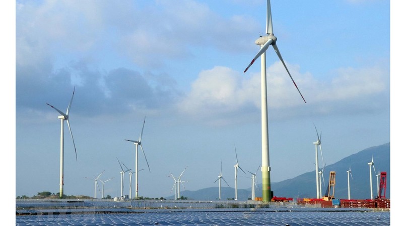 越南电力集团的可再生能源发电量同比增长近160%。