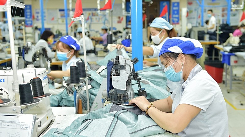 Tổng công ty May 10的出口纺织品生产活动。