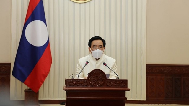 老挝政府总理潘坎•维帕万。
