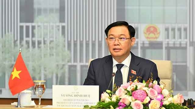 越南国会主席王廷惠。（惟灵 摄）