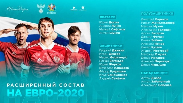 俄罗斯队名单。