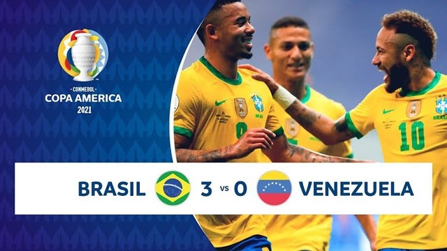 东道主巴西队以3比0轻取委内瑞拉队。