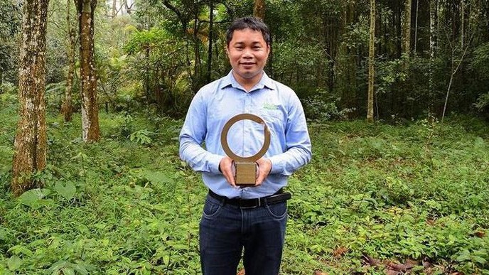 越南野生动物救护中心主任阮文泰荣获戈德曼环境奖。