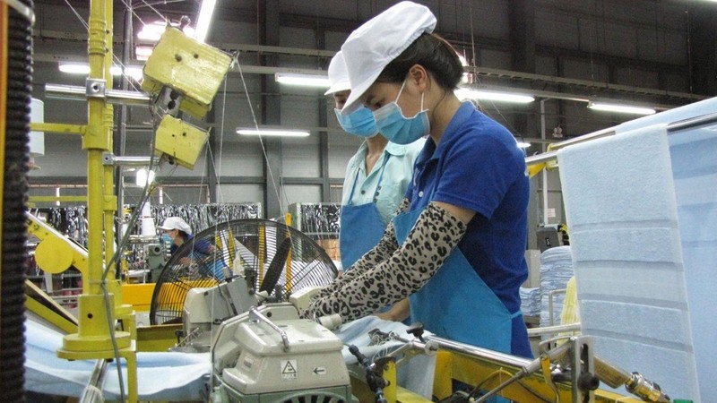 附图：2021年上半年越南隆安省工业生产总值增长7.5%。