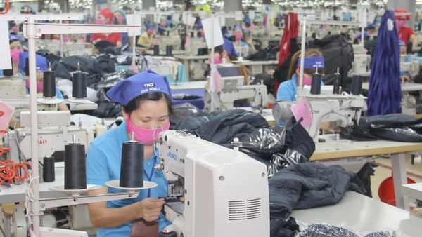 太原省TNG贸易与投资股份公司的制衣生产链。