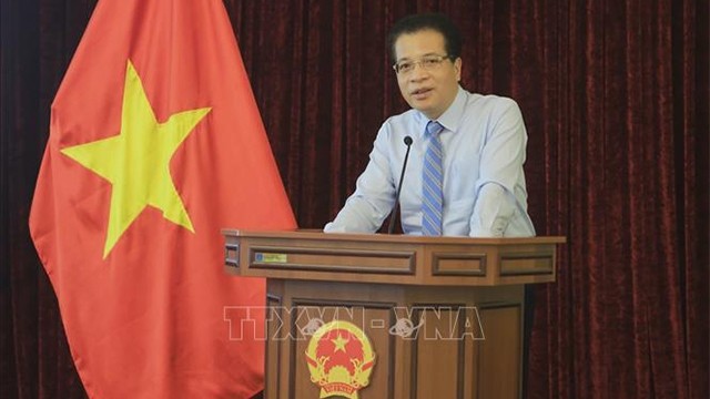 越南驻俄罗斯大使邓明魁。（图片来源；越通社）