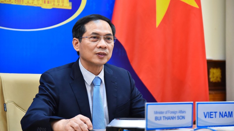 越南外交部部长裴青山7月13日出席会议。（图片来源：国际报）