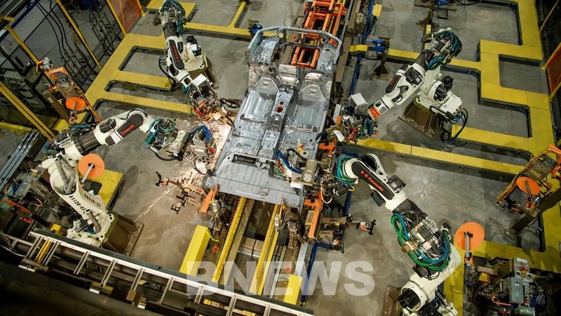 海阳省福特汽车组装厂扩建项目一期工程正式落成。