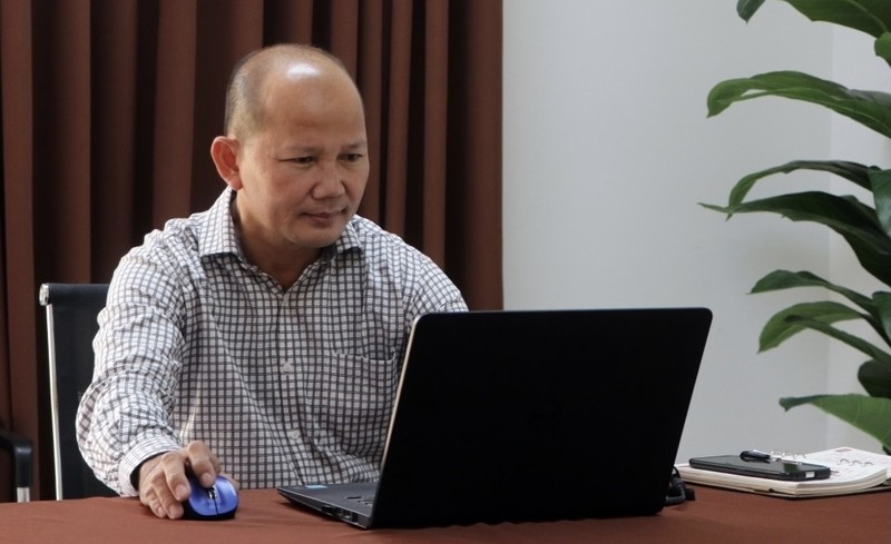柬埔寨皇家翰林院国际关系学院亚洲和非洲研究部研究员乌梁。（图片来源：VOV）
