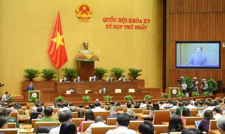 越南第十五届国会第一次会议。
