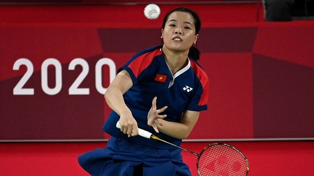  越南羽毛球选手阮垂玲。