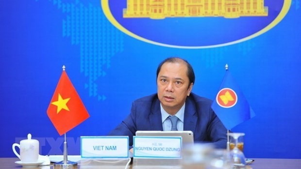 越南外交部副部长、越南东盟高官会代表团团长阮国勇。