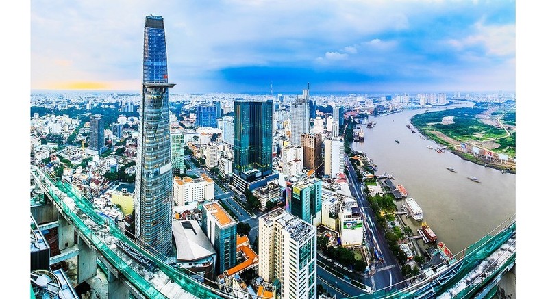 附图：胡志明市的一角。