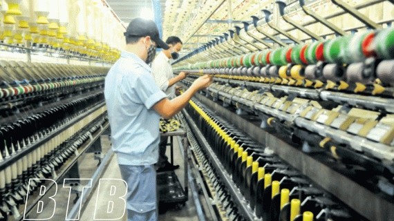 太平市阮德景工业区Damsan股份公司的生产活动。（图片来源：太平省门户网站）