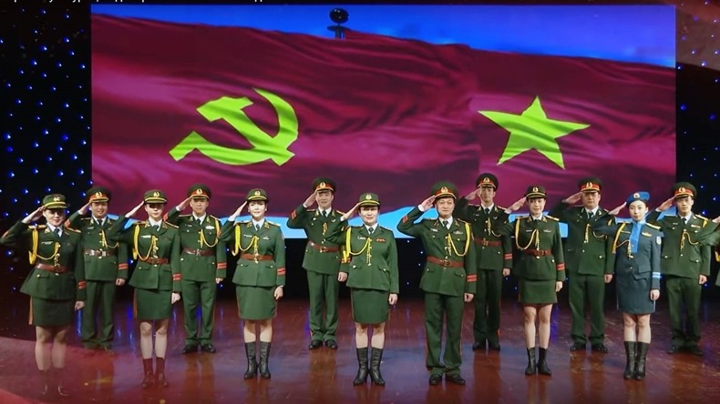 越南“文化军”参赛队。