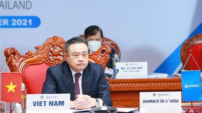 越共中央委员、国家审计署审计长、2018-2021年任期最高审计机关亚洲组织主席陈士青。