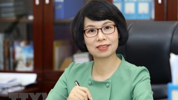 武越庄女士被任命为越南通讯社社长。图片来源: 越通社
