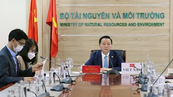 越南自然与资源环境部部长陈红河。（图片来源：越通社）