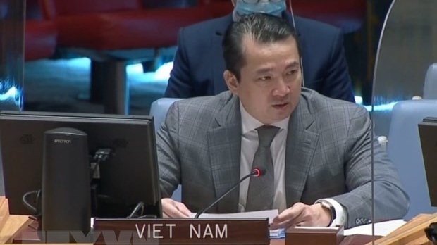 越南驻联合国代表团副团长范海英大使。（图片来源：越通社）