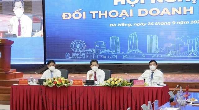 岘港市政府与FDI企业进行对话。（图片来源：岘港市官网）