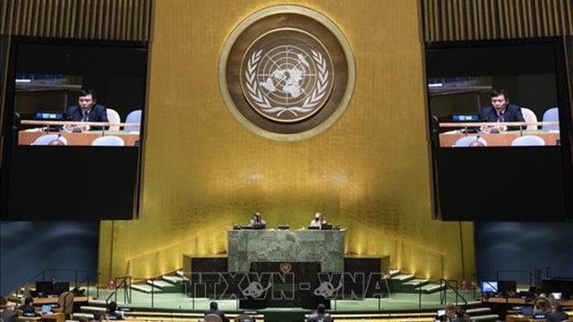 联合国安理会会议场景。（图片来源：越通社）