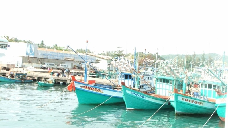 附图：越南渔船。