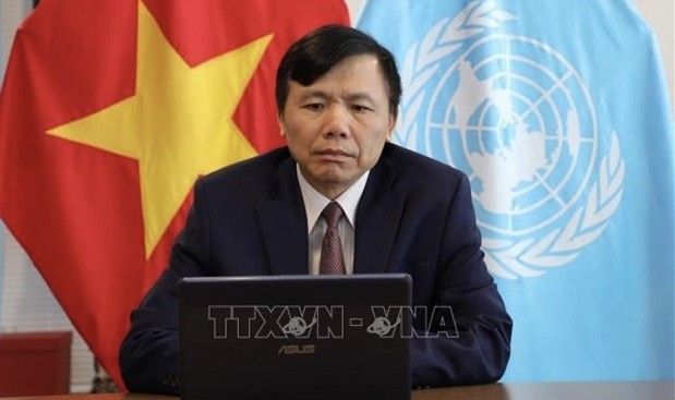 越南常驻联合国代表团团长邓廷贵。（图片来源：越通社）