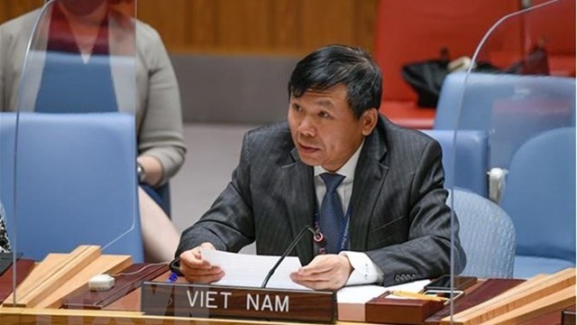 越南驻联合国代表团团长邓廷贵大使。（图片来源：越通社）