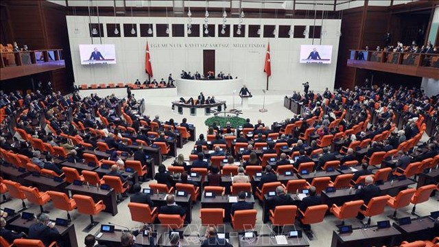 土耳其议会2021年10月1日召开会议。