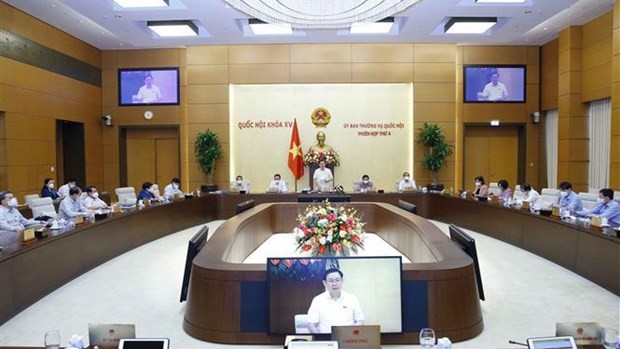 越南国会常委会第四次会议闭幕。（图片来源：越通社）