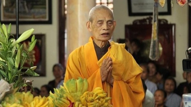 越南佛教协会法主释普惠长老。（图片来源：民智报）