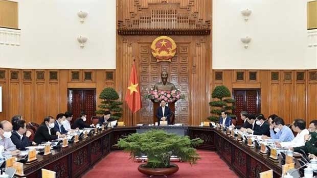 范明正总理主持召开政府常务会议。（图片来源：越通社）