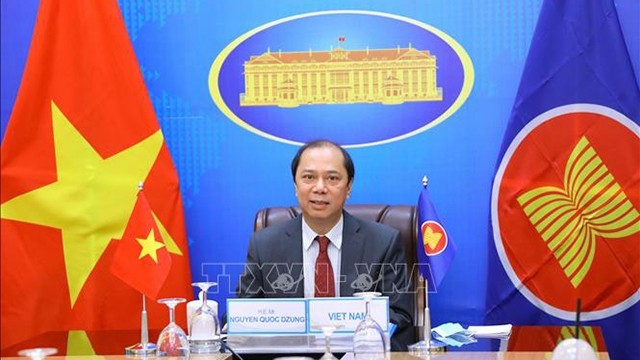 越南东盟高官会代表团团长阮国勇。（图片来源：越通社）