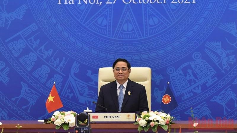 越南政府总理范明正出席东盟-澳大利亚峰会。